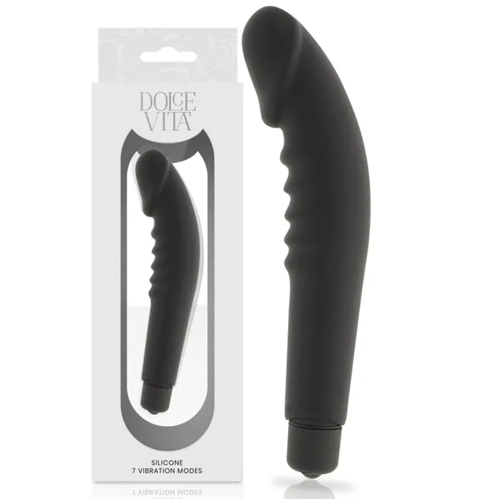 Dolce Vita Vibrators | Vibratore Design a forma fallica per Stimolazione del Punto G con nervature stimolanti