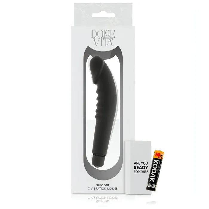 Dolce Vita Vibrators | Vibratore Design a forma fallica per Stimolazione del Punto G con nervature stimolanti