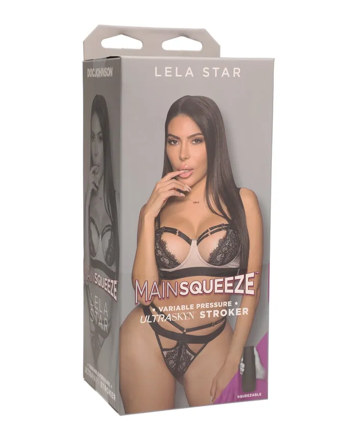 Main Squeeze Lela Star Ultraskyn Stroker Doc Johnson Male Sex Toys