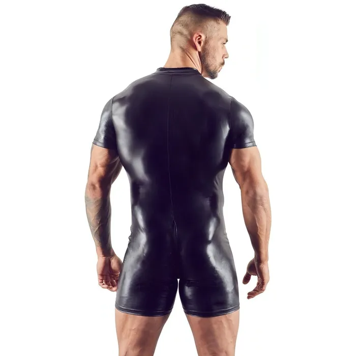 Men's PlaySuit Nero Opaco - Taglia M | Svenjoyment Female Sex Toys