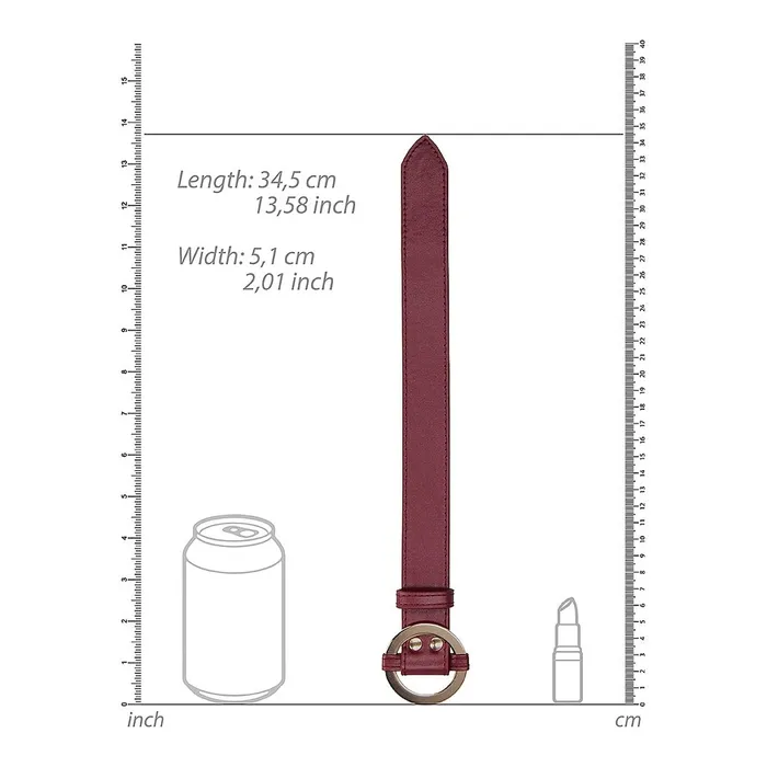 Ouch! Couples | Ouch Halo - Wrist & Ankle Cuffs - Burgundy