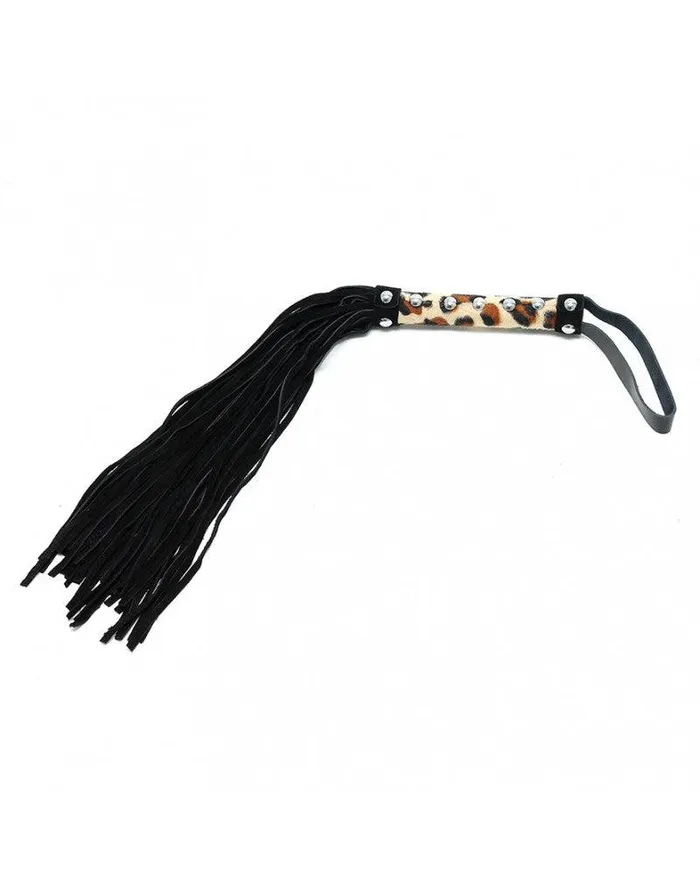 Rimba Bondage Play Vibrators | Rimba - SM Zweepje - 36 strengen - Panter print Rimba Bondage Play Vibrators | Rimba - SM Zweepje - 36 strengen - Panter print