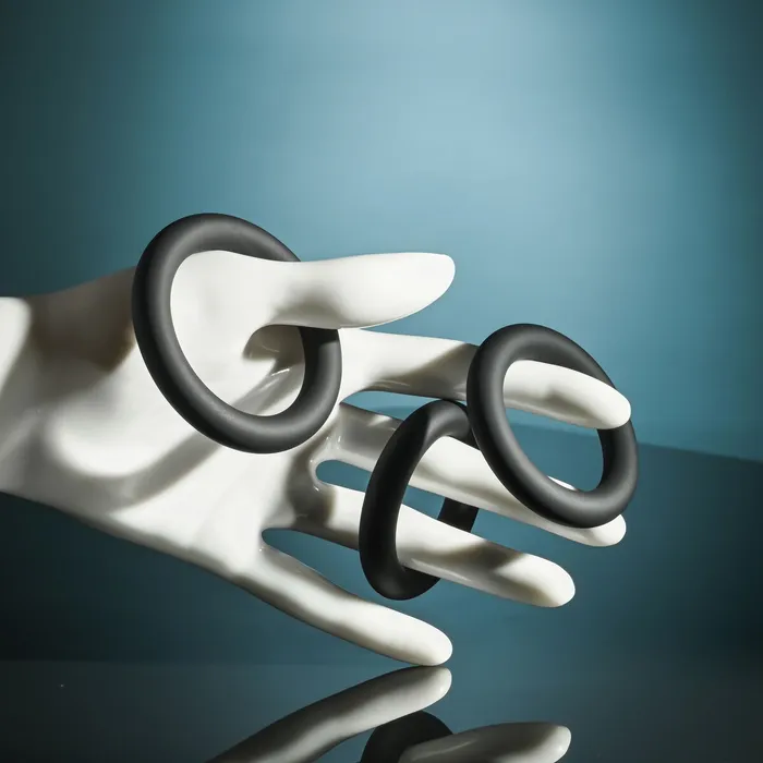 Selopa Anelli Fallici Selopa Nero | Vibrators Selopa Anelli Fallici Selopa Nero | Vibrators