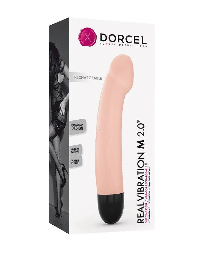 Vibrators | Dorcel - Real Vibration M - Realistische Vibrator - Lichte Huidskleur - Dorcel