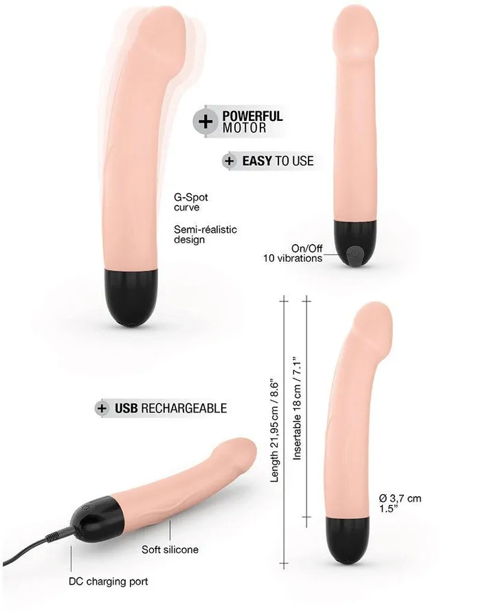 Vibrators | Dorcel - Real Vibration M - Realistische Vibrator - Lichte Huidskleur - Dorcel