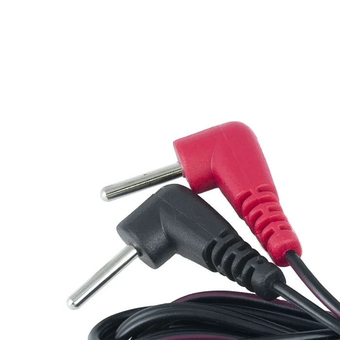 Vibrators | ElectraStim - Electrosex - Kabel met  90 Graden Plugs - Electrastim