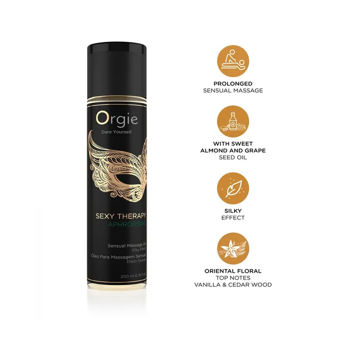 Vibrators | Orgie Olio per Massaggio Erotico Orgie SEXY THERAPY APHRODISIAC 200 ml Vibrators | Orgie Olio per Massaggio Erotico Orgie SEXY THERAPY APHRODISIAC 200 ml