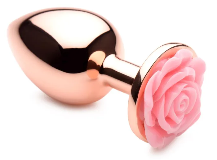Anal | XR Brands Booty Sparks Pink Rose Gold Anal Plug