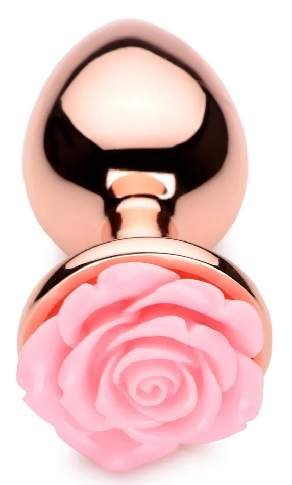 Anal | XR Brands Booty Sparks Pink Rose Gold Anal Plug
