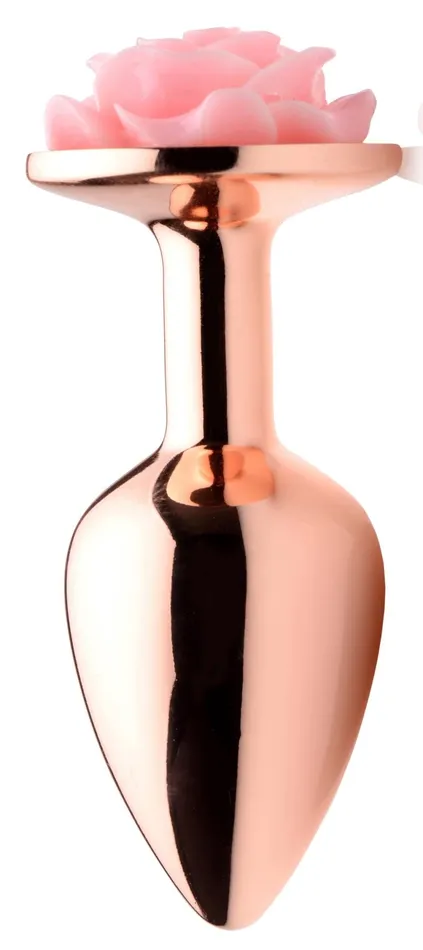 Anal | XR Brands Booty Sparks Pink Rose Gold Anal Plug