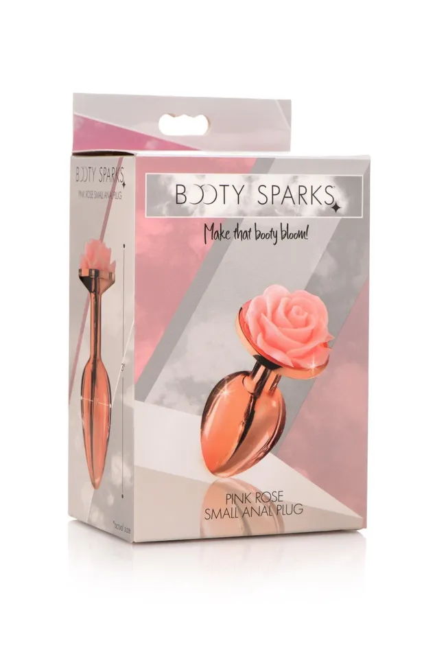 Anal | XR Brands Booty Sparks Pink Rose Gold Anal Plug