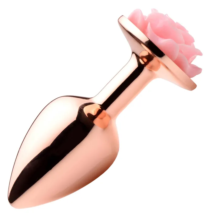 Anal | XR Brands Booty Sparks Pink Rose Gold Anal Plug