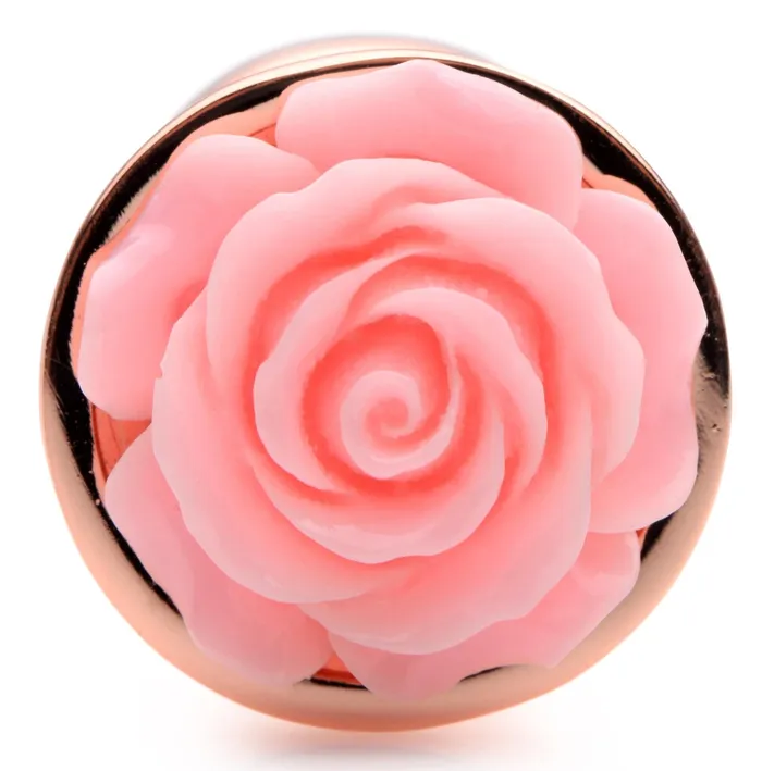 Anal | XR Brands Booty Sparks Pink Rose Gold Anal Plug