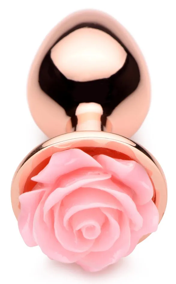 Anal | XR Brands Booty Sparks Pink Rose Gold Anal Plug