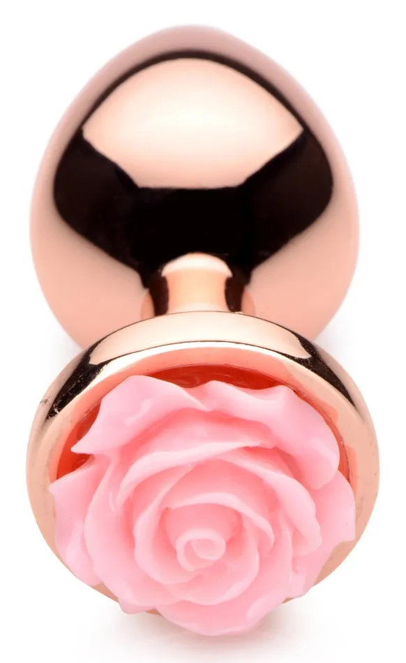 Anal | XR Brands Booty Sparks Pink Rose Gold Anal Plug