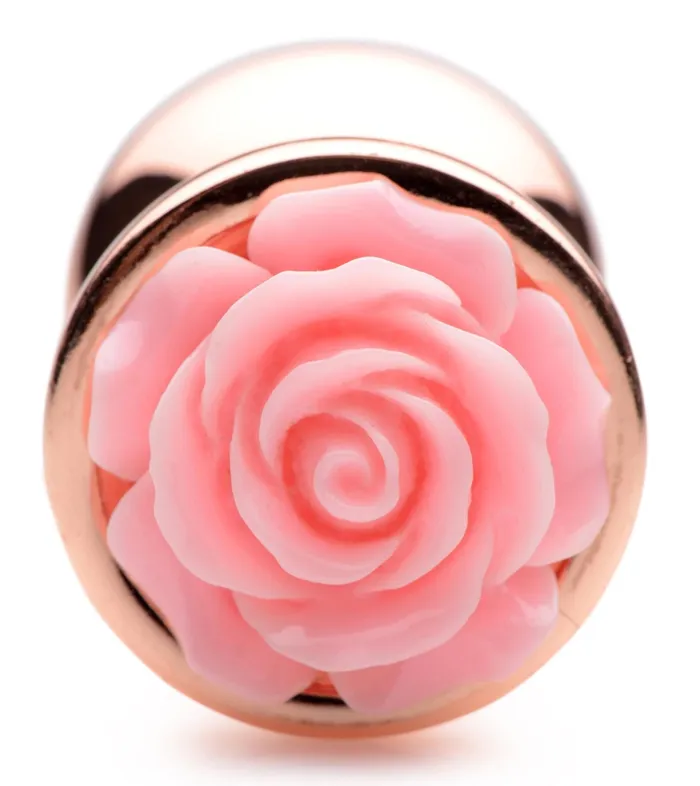 Anal | XR Brands Booty Sparks Pink Rose Gold Anal Plug