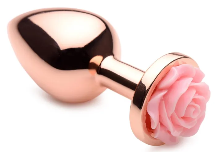Anal | XR Brands Booty Sparks Pink Rose Gold Anal Plug