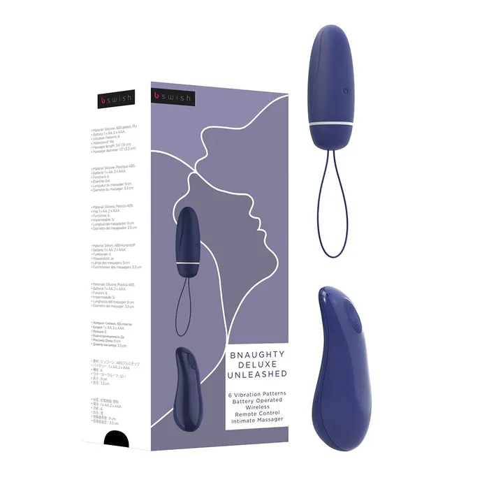 B Swish Bnaughty Deluxe Unleashed - Blue | B Swish Vibrators B Swish Bnaughty Deluxe Unleashed - Blue | B Swish Vibrators