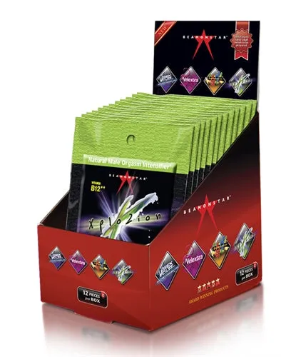Beamonstar Female Sex Toys Xplozion 12 Piece Display 2 Count Pouch