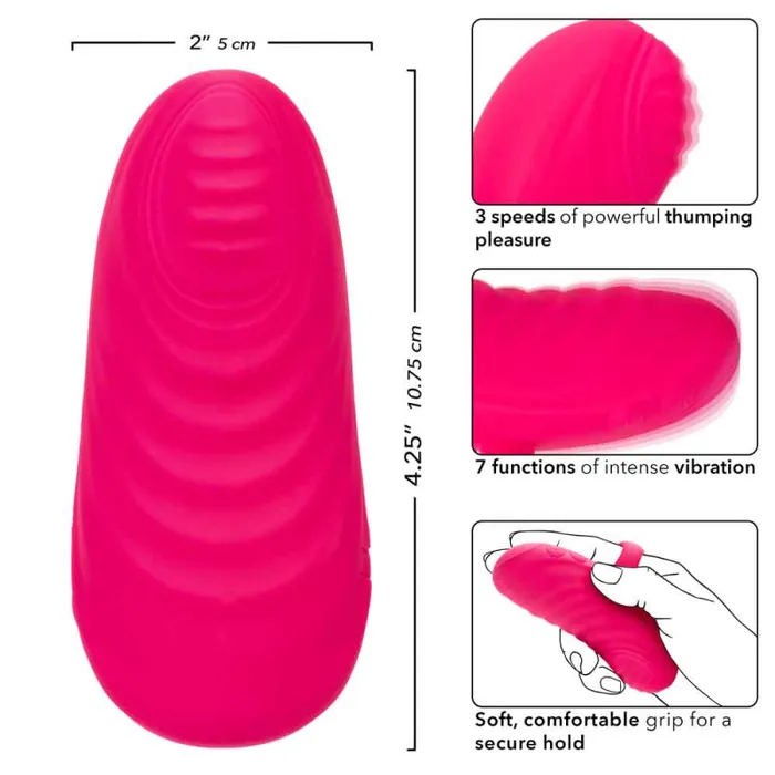 Calexotics Envy Handheld Thumping Massager - Pink | Vibrators Calexotics Envy Handheld Thumping Massager - Pink | Vibrators