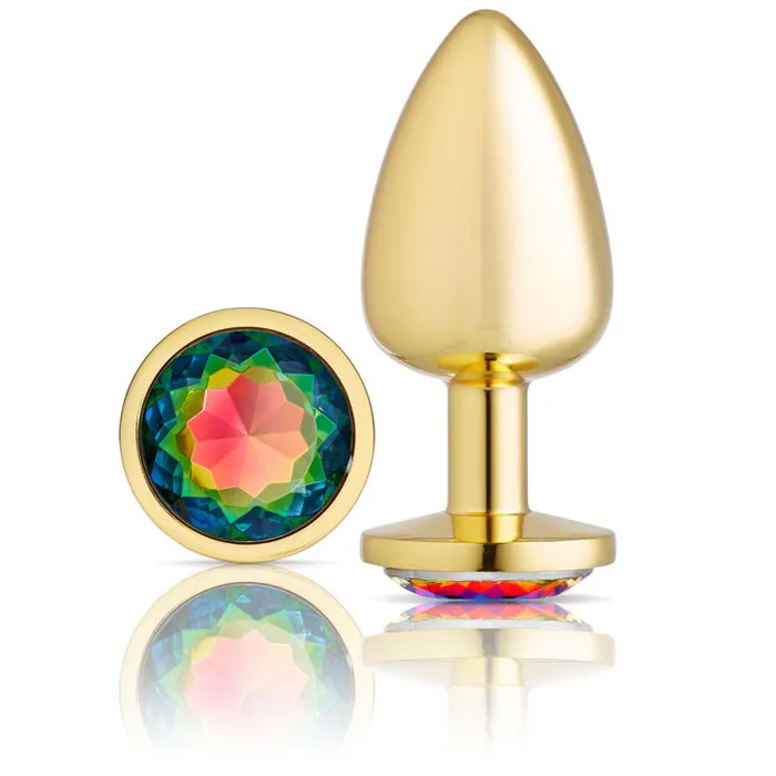 Cloud 9 Novelties Gems Large Gold Anal Plug | Male Sex Toys