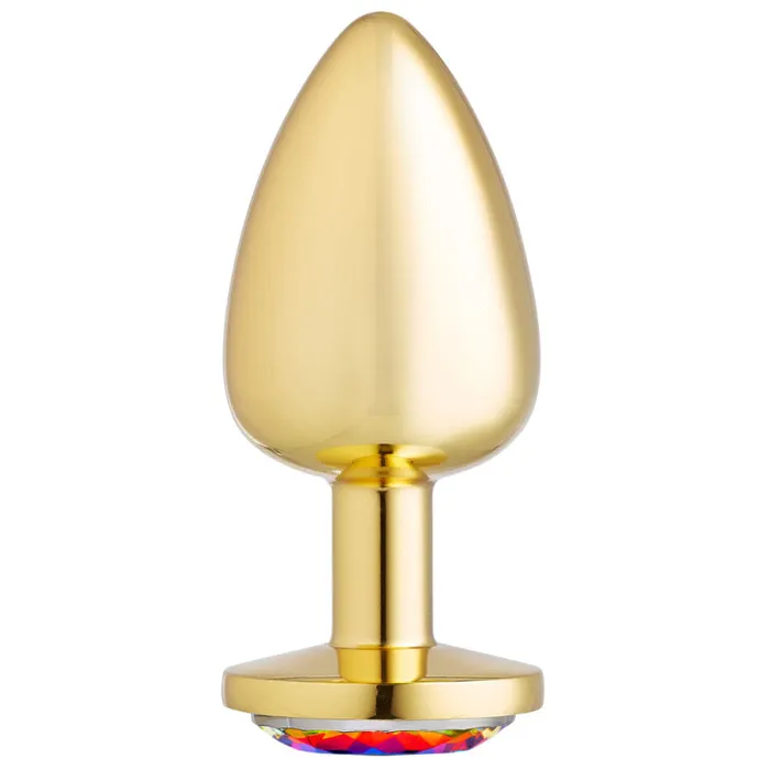 Cloud 9 Novelties Gems Large Gold Anal Plug | Male Sex Toys