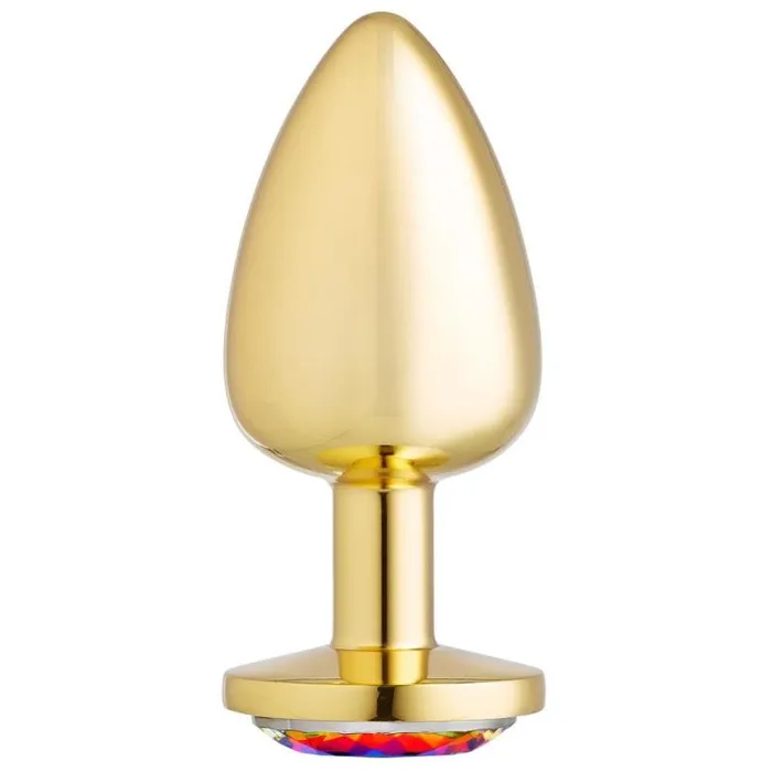 Cloud 9 Novelties Gems Large Gold Anal Plug | Male Sex Toys