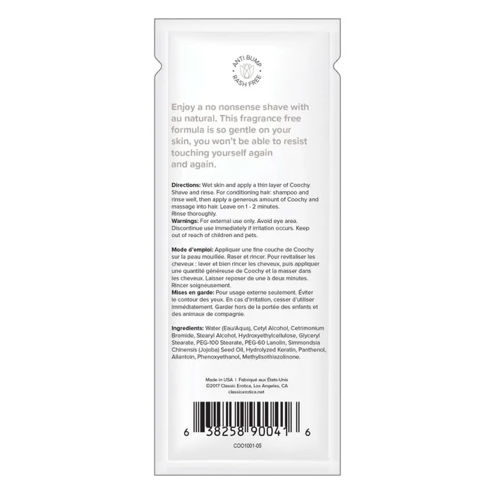 Coochy Shave Cream - Au Natural - 15 ml Foils 24 Count Display | Classic Brands Dildos Coochy Shave Cream - Au Natural - 15 ml Foils 24 Count Display | Classic Brands Dildos
