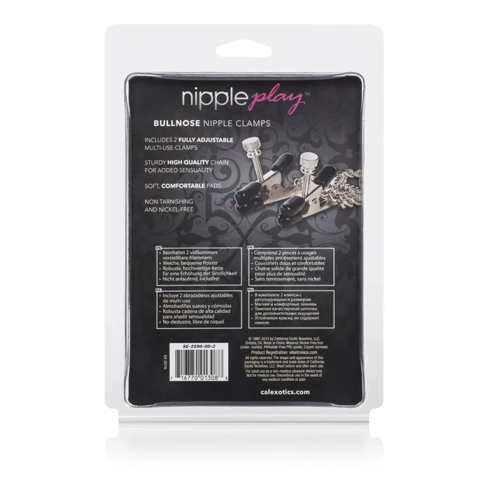 Couples | CalExotics Nipple Play Bull Nose Nipple Clamps