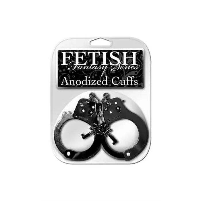 Couples | Pipedream Fetish Fantasy Anodized Cuffs - Black Couples | Pipedream Fetish Fantasy Anodized Cuffs - Black
