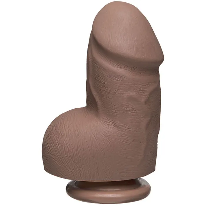 Dildos Doc Johnson The D Fat D 6 Inch With Balls Firmskyn Caramel