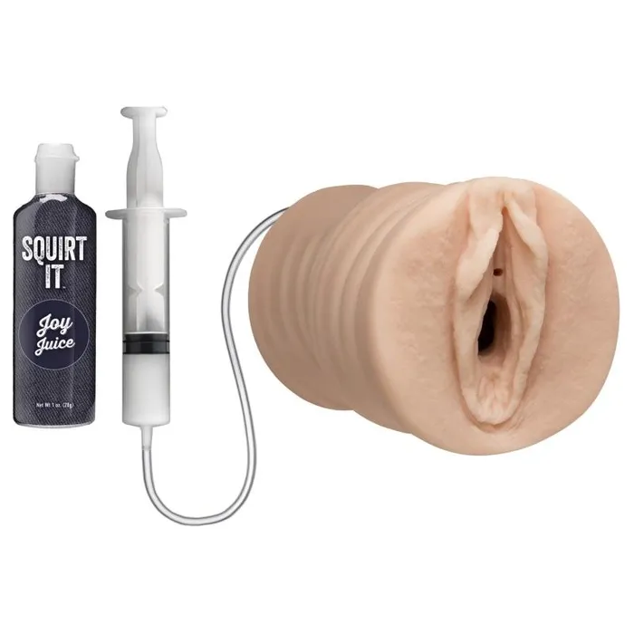 Doc Johnson Male Sex Toys Squirt It Squirting Pussy Stroker With Joy Juice Vanilla Doc Johnson Male Sex Toys Squirt It Squirting Pussy Stroker With Joy Juice Vanilla