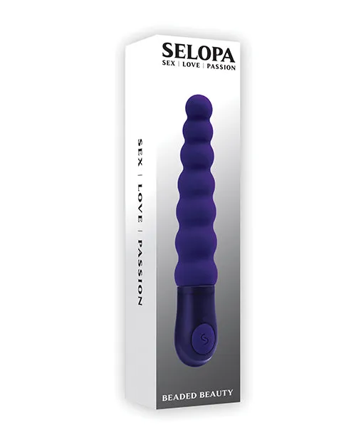 Evolved Novelties Vibrators | Selopa Beadded Beauty Beaded Vibrator - Purple