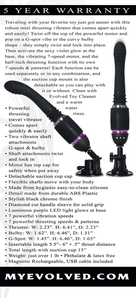 Evolved Thrust & Go | Evolved Novelties Vibrators