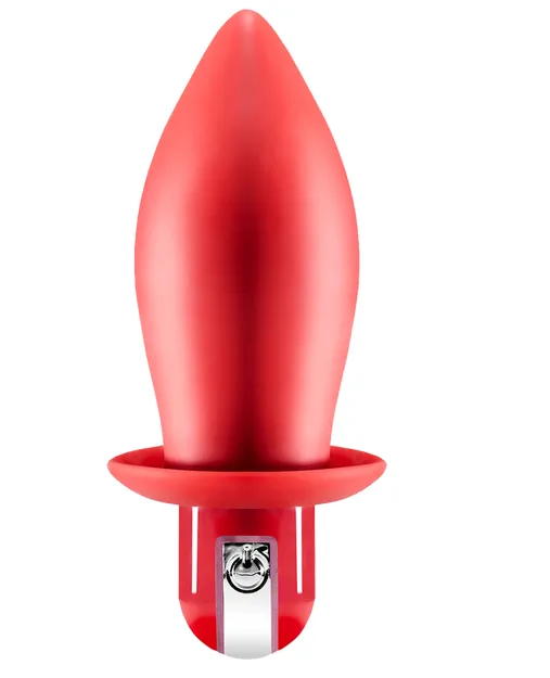Humper Rechargeable Vibrating Spade Shaped Butt Plug (Red) | Excellent Power Anal