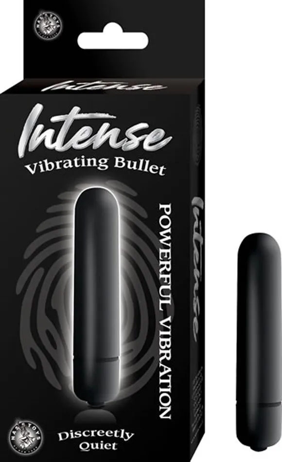 Intense Vibrating Bullet Black Nasstoys Female Sex Toys