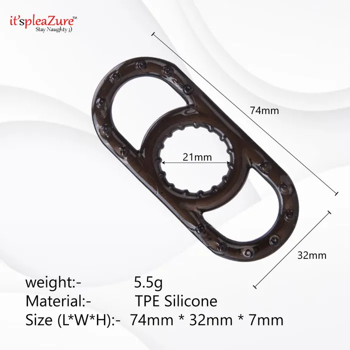 Itspleazure Black Silicone Penis Ring Set of 1 | ItspleaZure Anal Itspleazure Black Silicone Penis Ring Set of 1 | ItspleaZure Anal