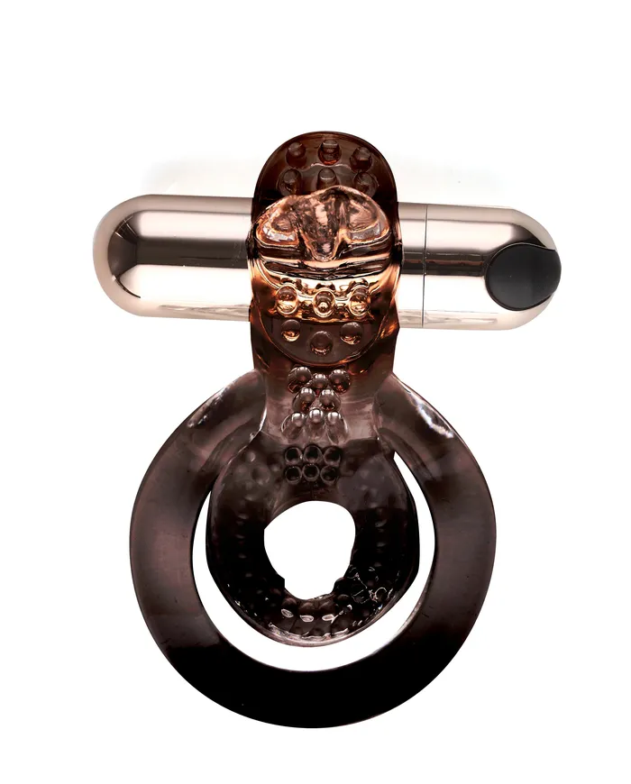 Jayden Vibrating Erection Enhancer Ring Rose Gold Maia Toys Male Sex Toys