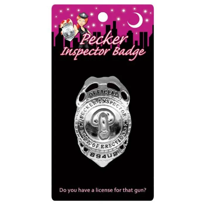 Kheper Games Vibrators Pecker Inspector Badge