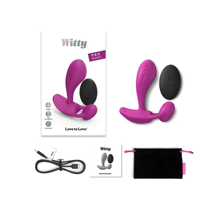 Love to Love Vibrators | Love to Love Witty G & P-Spot Vibrator - Sweet Orchid