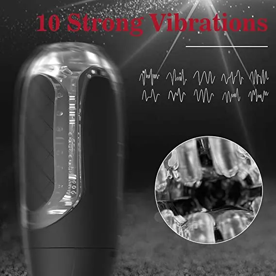 Lusty Age Male Automatic Masturbator with 4 Powerful Vacuum Suctions | Male Sex Toys