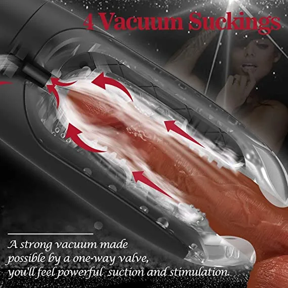 Lusty Age Male Automatic Masturbator with 4 Powerful Vacuum Suctions | Male Sex Toys