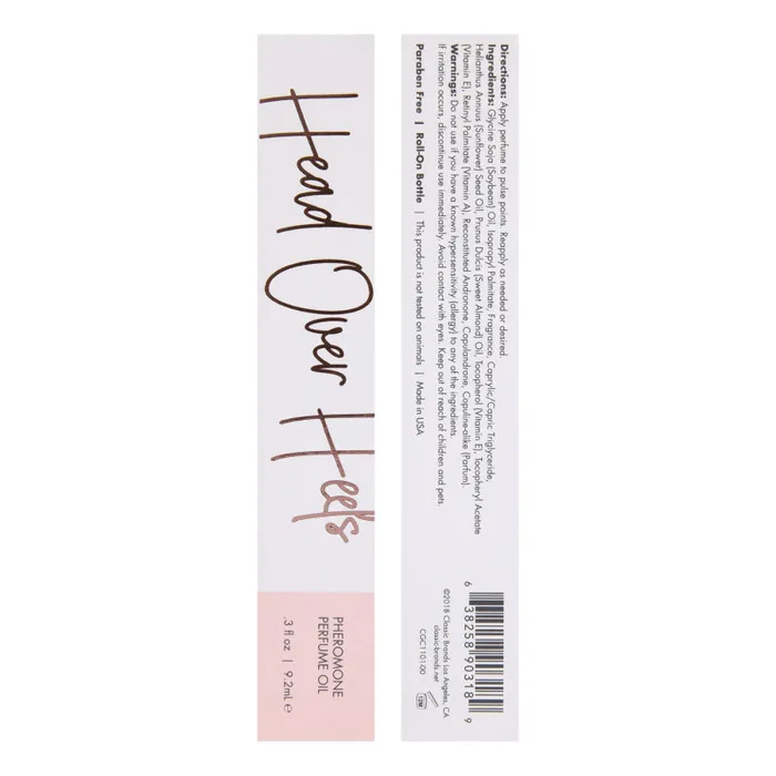 Male Sex Toys | Classic Brands Head Over Heels - Pheromone Perfume Oil - 9.2 ml Male Sex Toys | Classic Brands Head Over Heels - Pheromone Perfume Oil - 9.2 ml