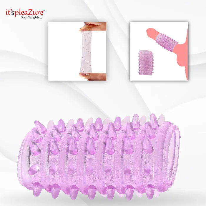 Male Sex Toys | ItspleaZure Spiked Half Penis Ring Sleeves - Pack of 3 - ItspleaZure Male Sex Toys | ItspleaZure Spiked Half Penis Ring Sleeves - Pack of 3 - ItspleaZure