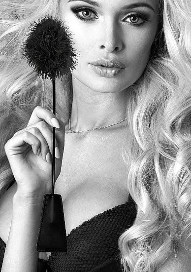 Male Sex Toys | Shots America B&w Crop With Feather Tickler