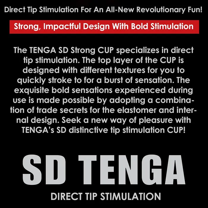 Male Sex Toys | Tenga Sd Original Vaccum Cup - TENGA