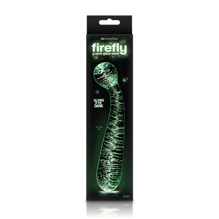 NS Novelties Firefly Glass GSpot Glass Wand Dildos