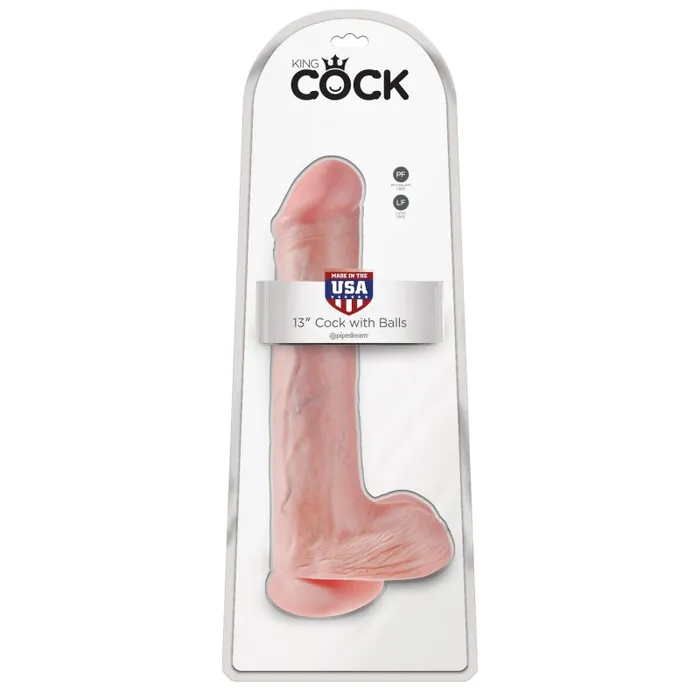 Pipedream Dildos King Cock 13 Cock With Balls Light