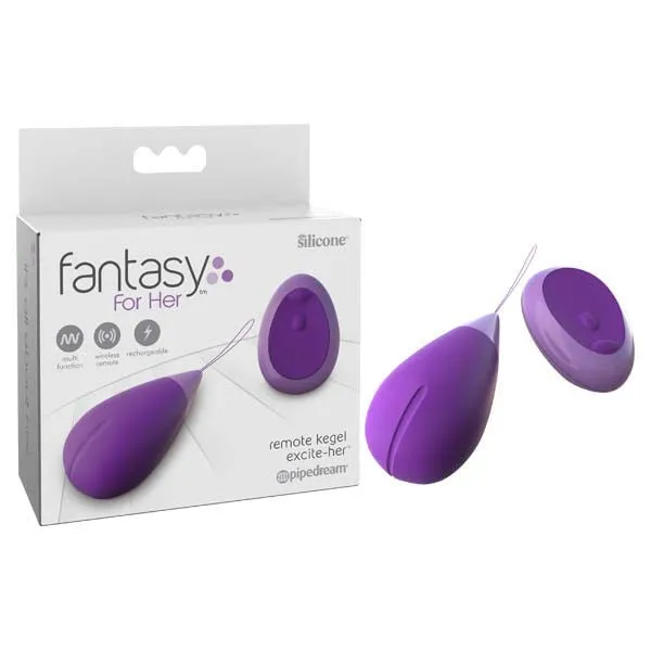 Pipedream Female Sex Toys Fantasy For Her Remote Kegel ExciteHerpd493112