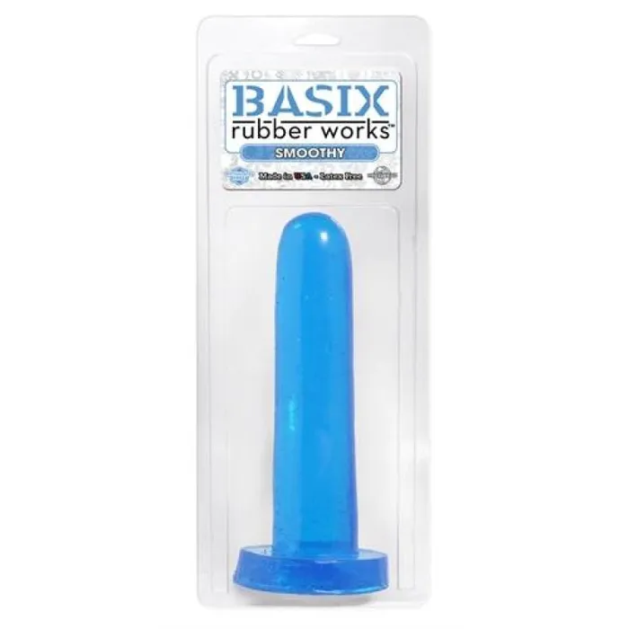 Pipedream Vibrators Basix Rubber Works Smoothy Blue